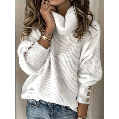 Helgan | Women's turtleneck sweater | Warmth