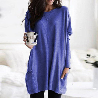 Stylish and versatile sweater for everyday life in unified with pockets