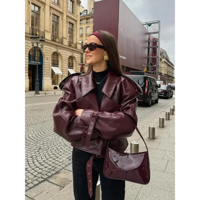 Isabeliaona | Women's warm long arm jacket | Short -arm