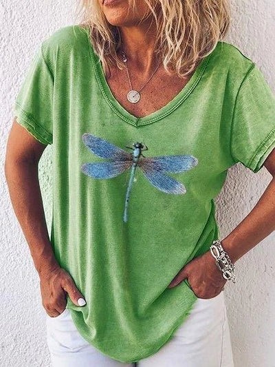 Estelle | V-Neck Art Tee