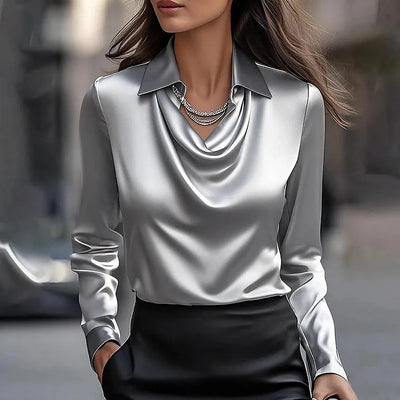 Tatiana | Soft Satin Top