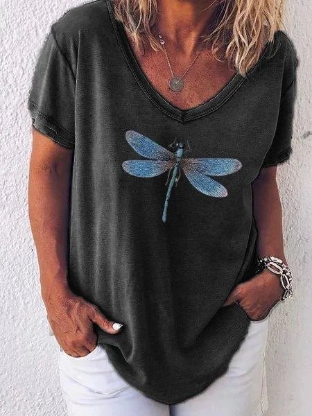 Estelle | V-Neck Art Tee