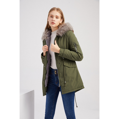 Women's hood winter parka jacket | Warmth