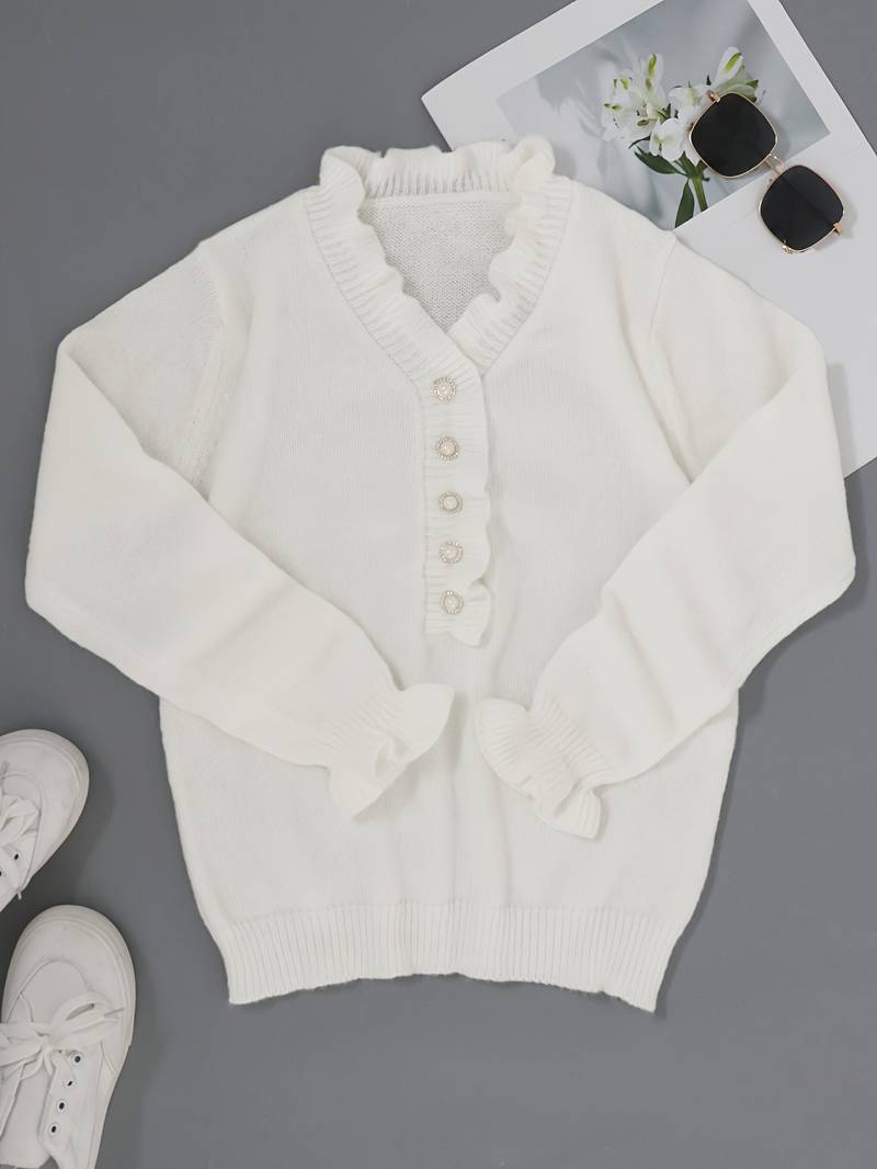 Mara | Plain V-Neck Top