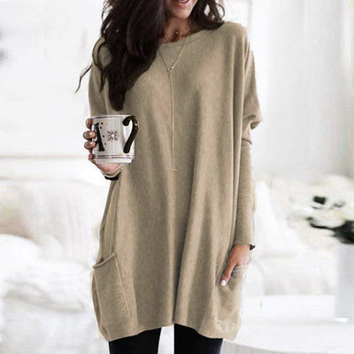 Stylish and versatile sweater for everyday life in unified with pockets