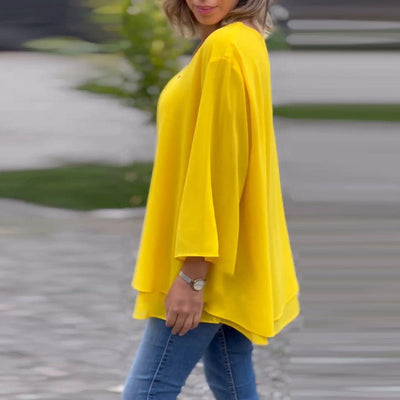 Lorelai | Chiffon Zipper Top