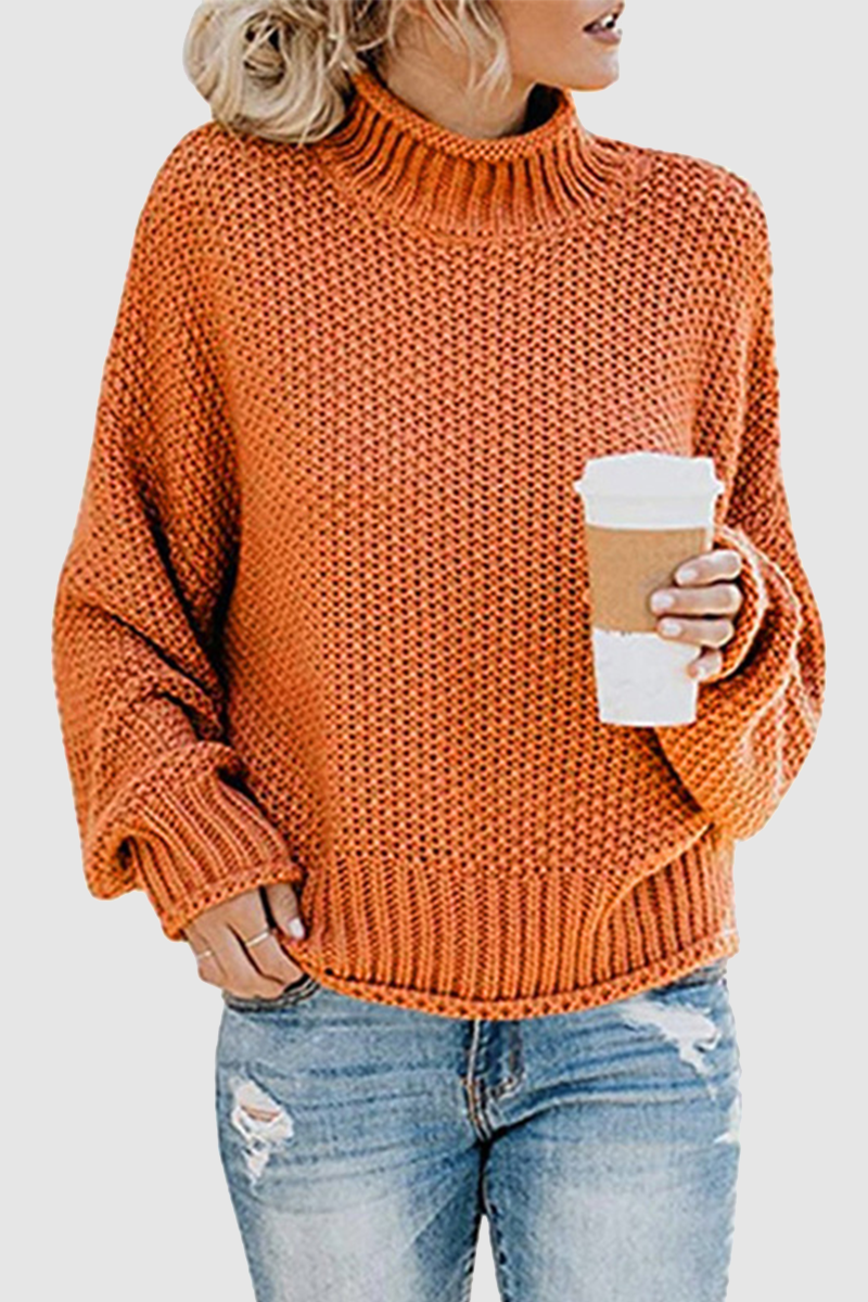 Sweater with collar and unique patchwork for women