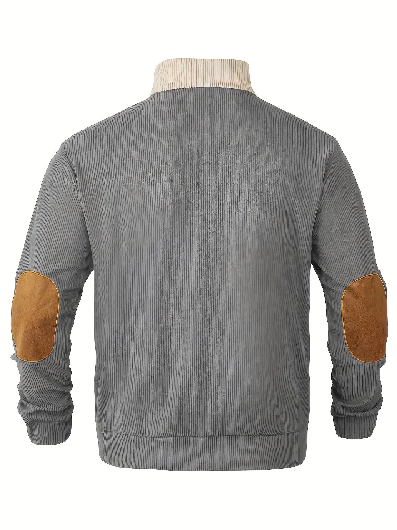 Scott | Retro Contrast Button Pullover