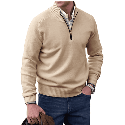 Andrew | Men’s Quarter-Zip Knit Pullover