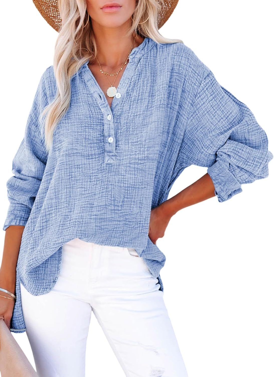Vicky | Casual Button Top