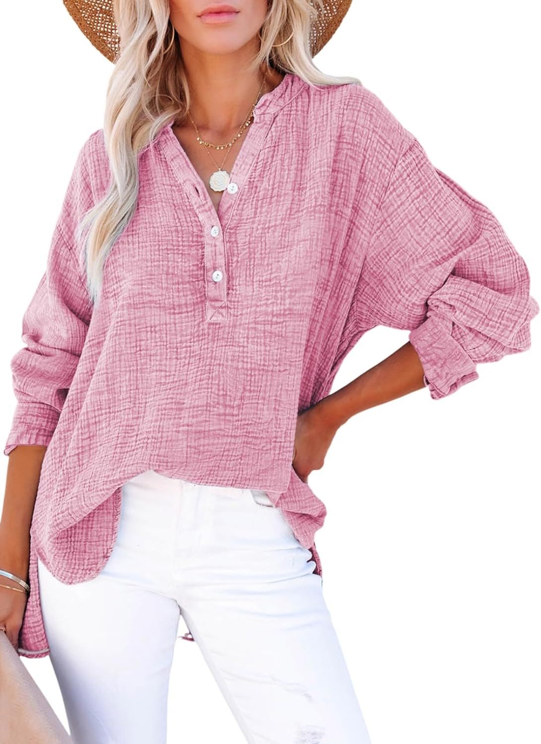 Vicky | Casual Button Top