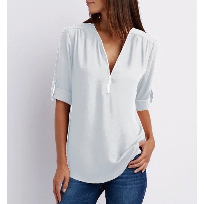 Gwen | Chic Zipper Top
