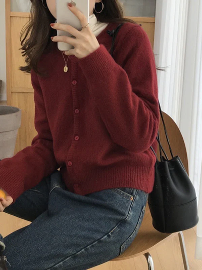 Part jacket with a circular neckline and two -tone layer cut