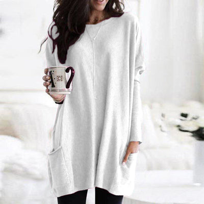 Stylish and versatile sweater for everyday life in unified with pockets