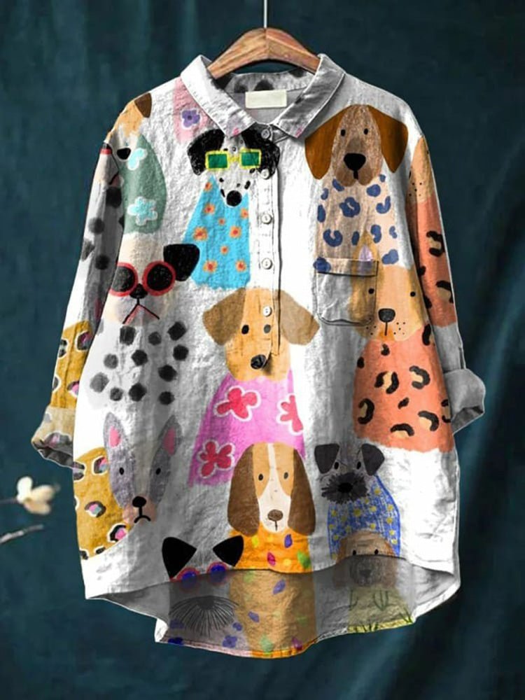 Clarano | Playful Print Blouse