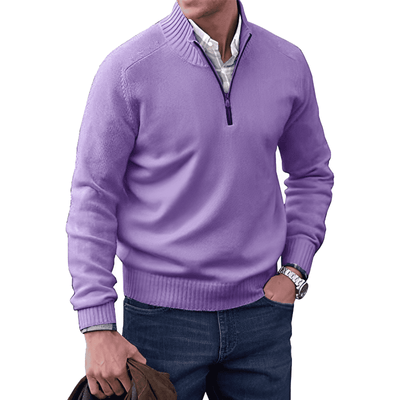 Andrew | Men’s Quarter-Zip Knit Pullover