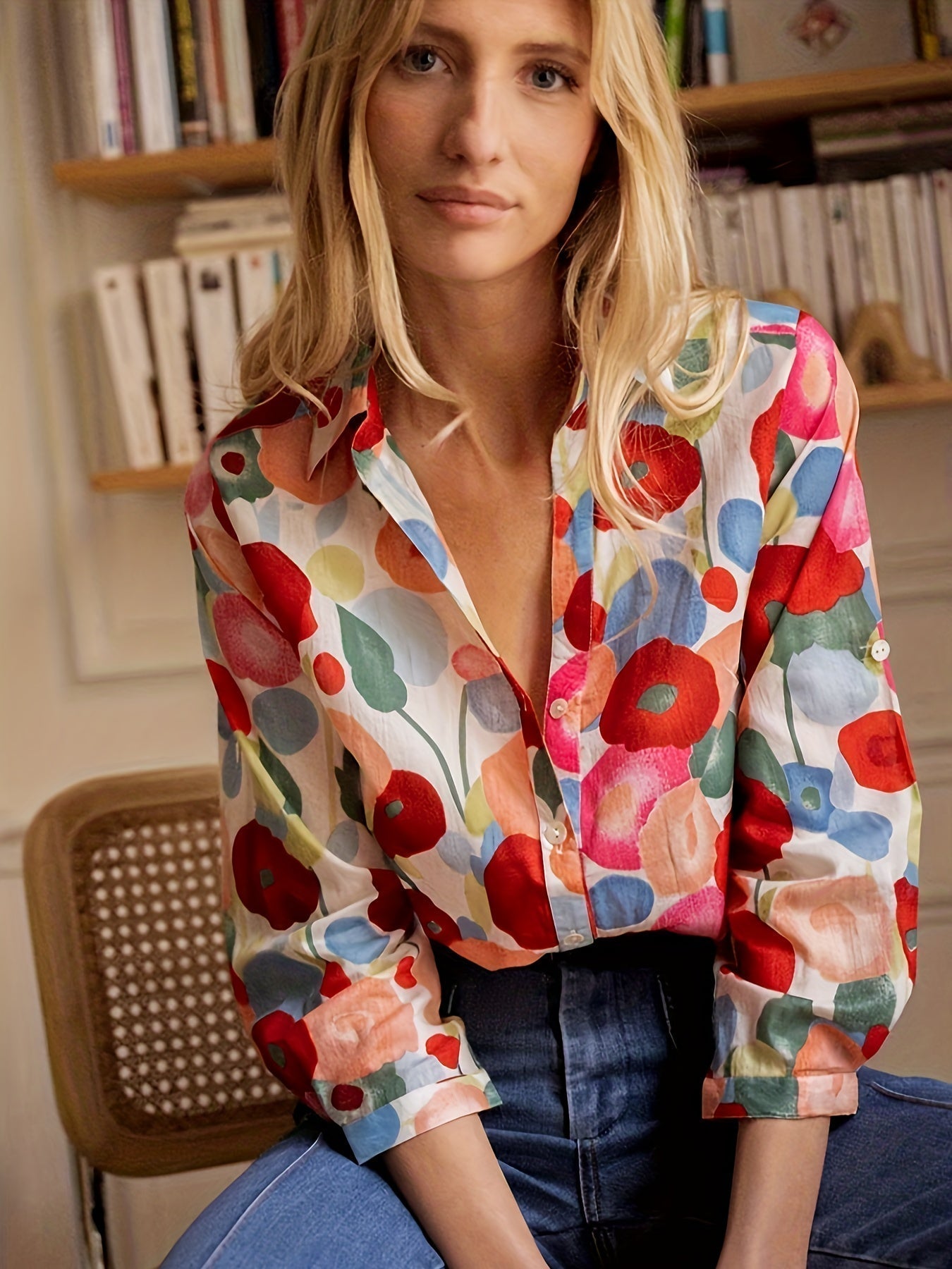 Mylene | Colourful Floral Top