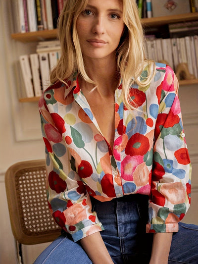 Mylene | Colourful Floral Top