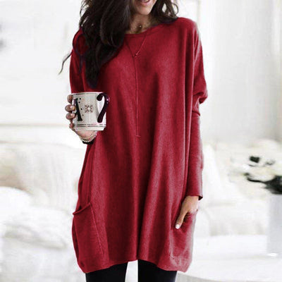 Stylish and versatile sweater for everyday life in unified with pockets