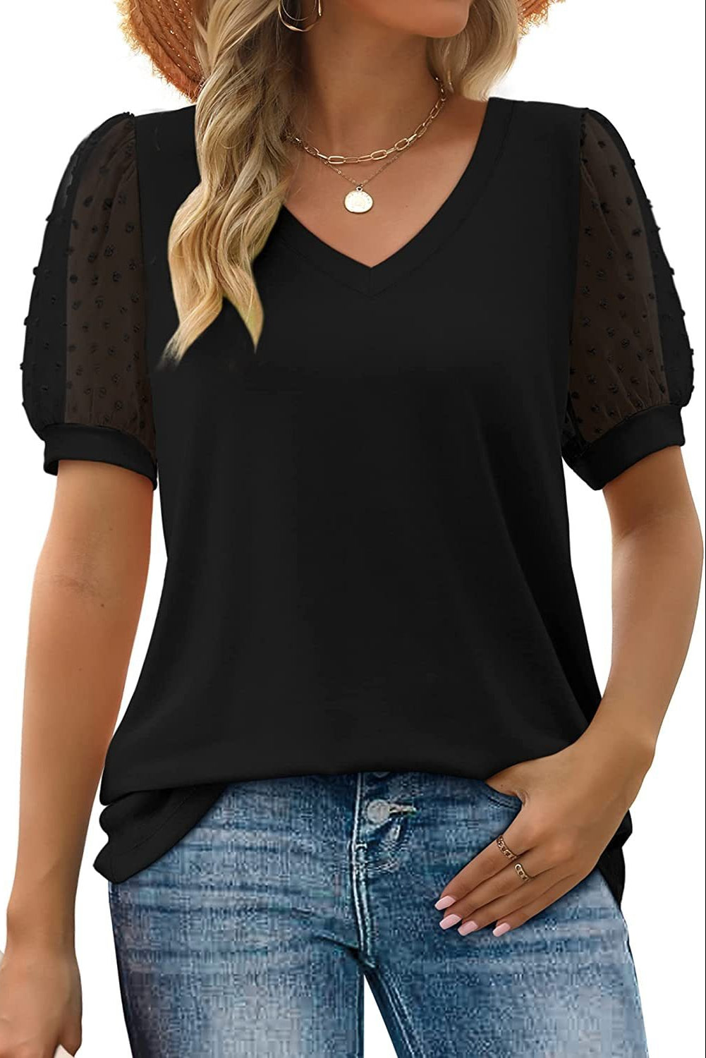 Helena | Sleek V-Neck Top
