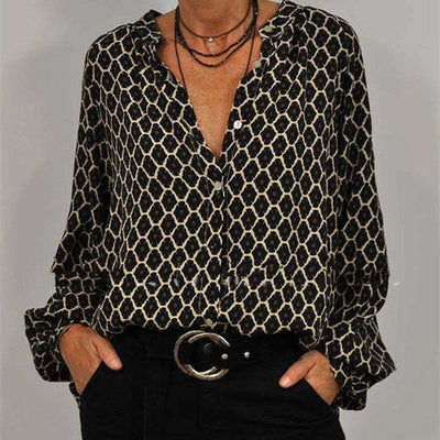 Antonia | Graceful Patterned Top