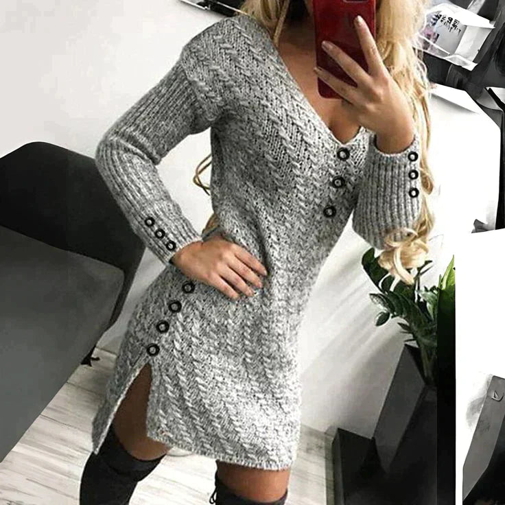 Sweater dress: Elegant mini-chic for cold days