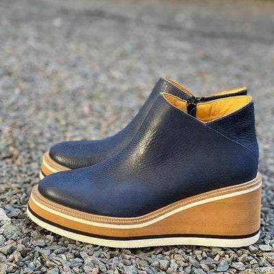 Emilia™ | Stylish Wedge Ankle Boots