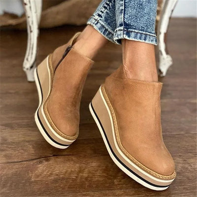 Emilia™ | Stylish Wedge Ankle Boots