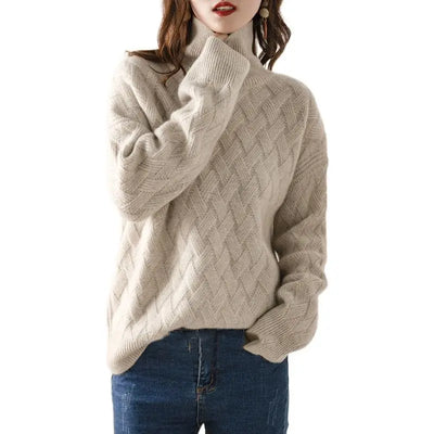 Sweaters made of soft cashmere for stylish women's look