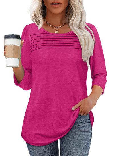 Mona | Pleated Casual Top
