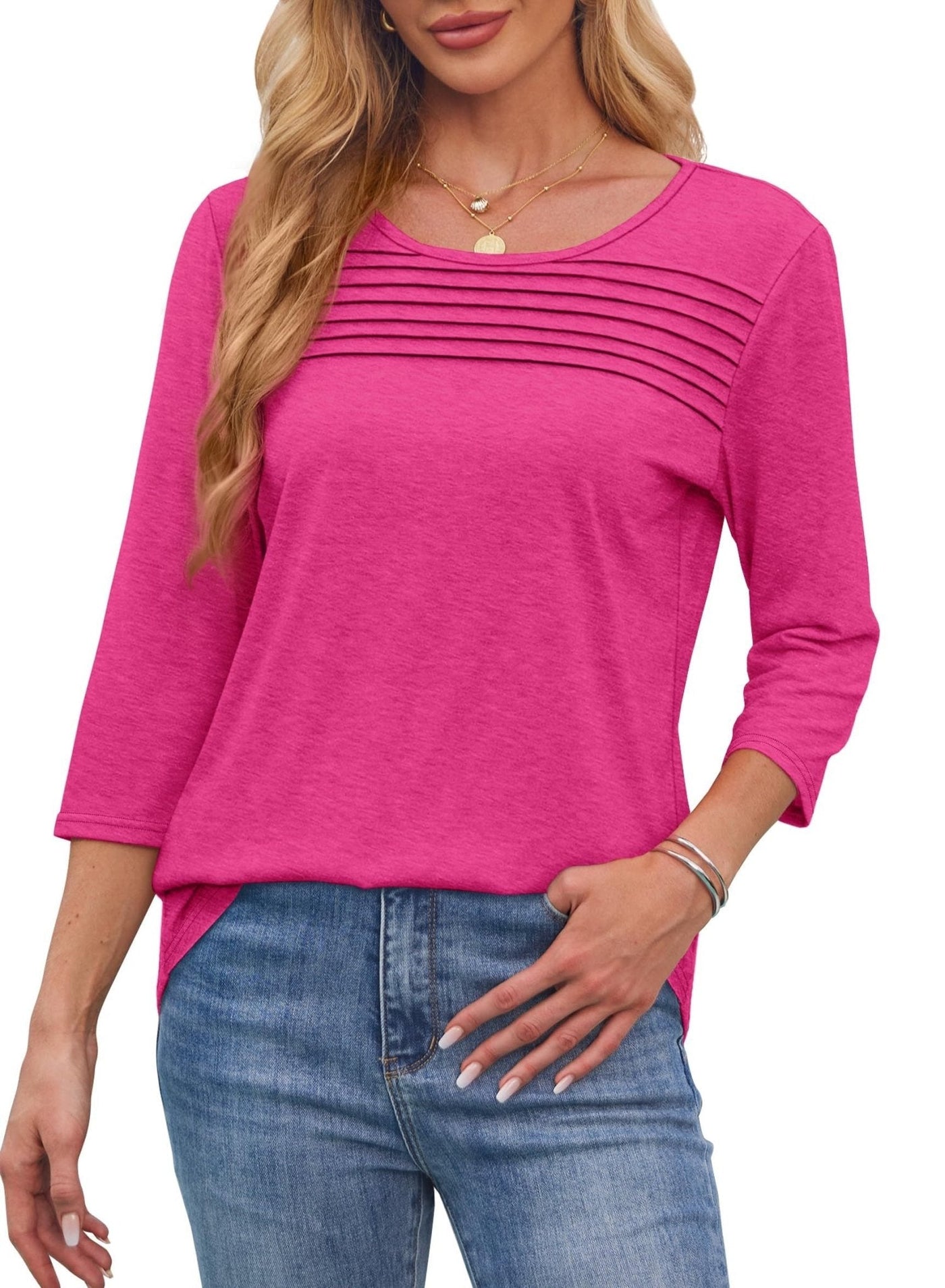 Mona | Pleated Casual Top