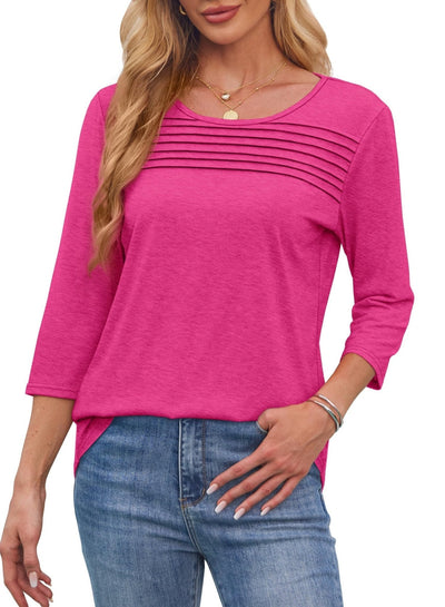 Mona | Pleated Casual Top