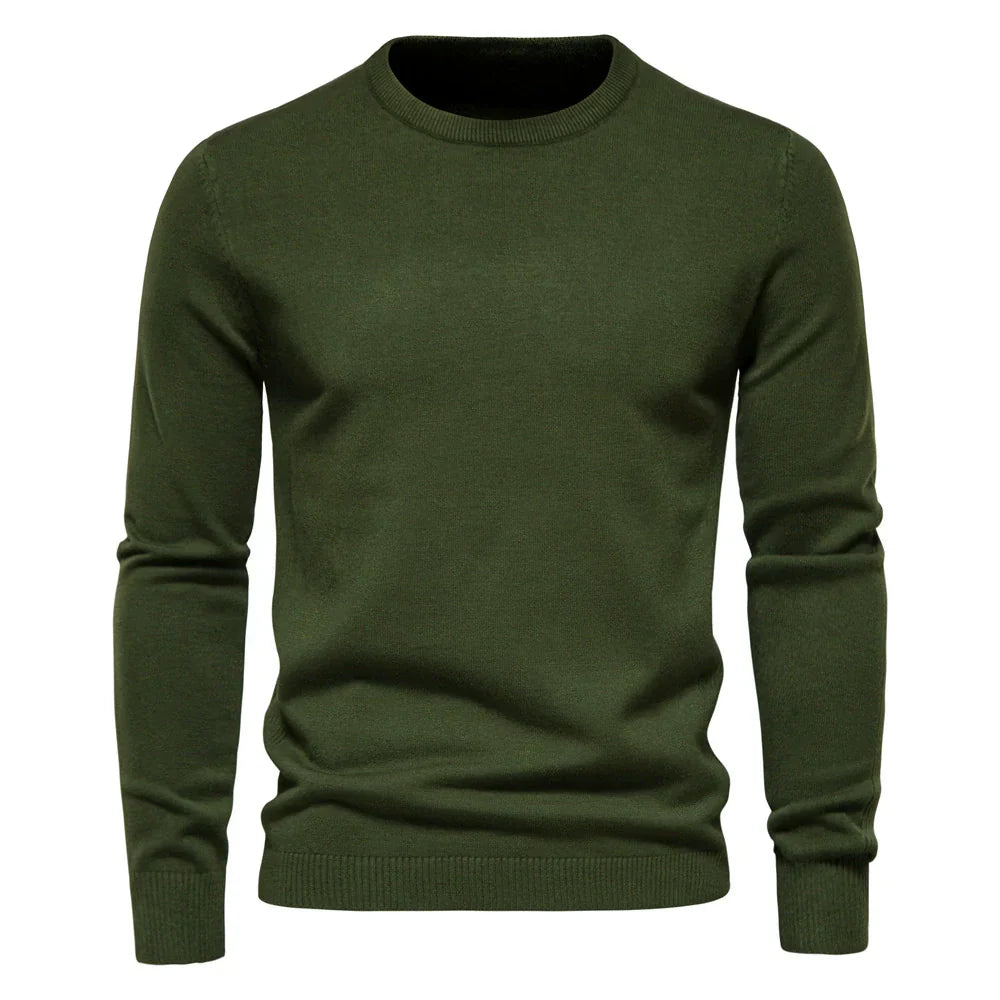 Men’s Crew Neck Sweater – Regular Fit – Long Sleeve – Soft & Warm Knit Jumper
