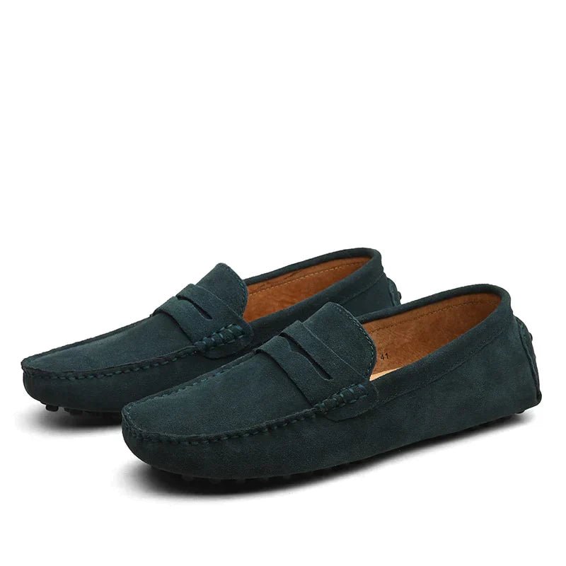 HUGO | Suede Loafers in Italian Style