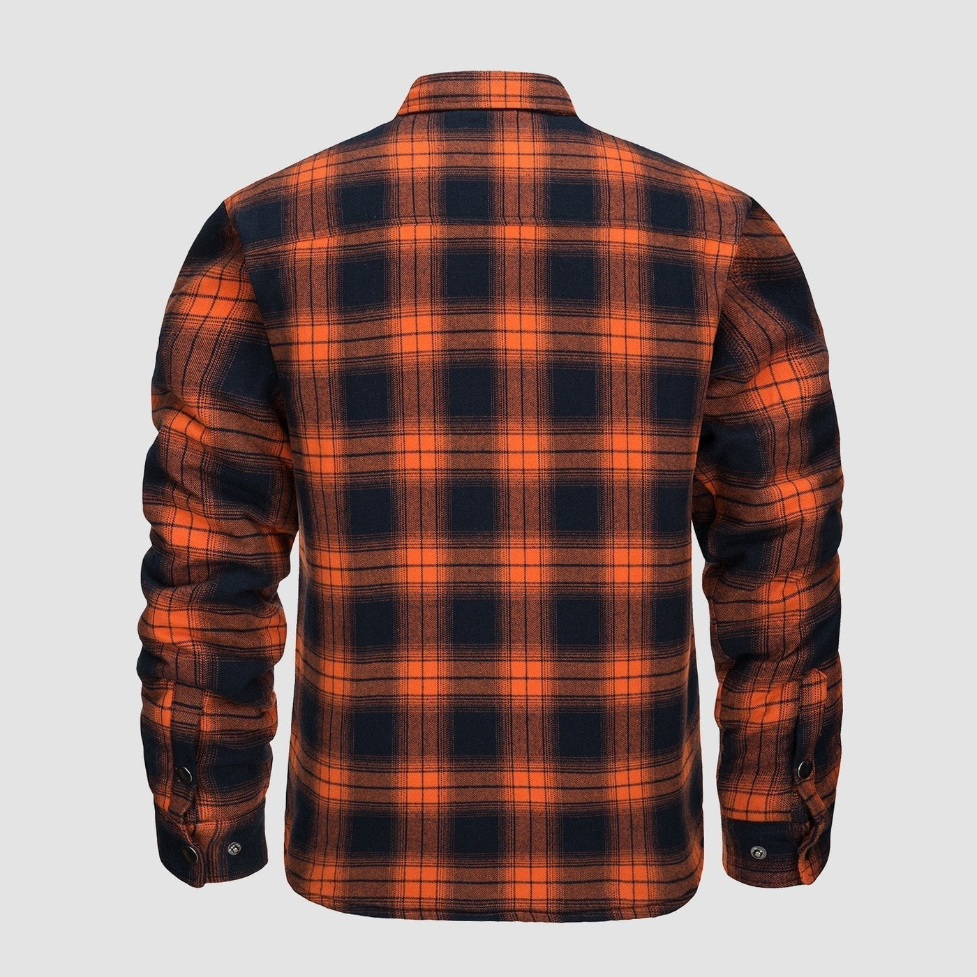 IAN | Thick Checkered Flannel Polo Shirt