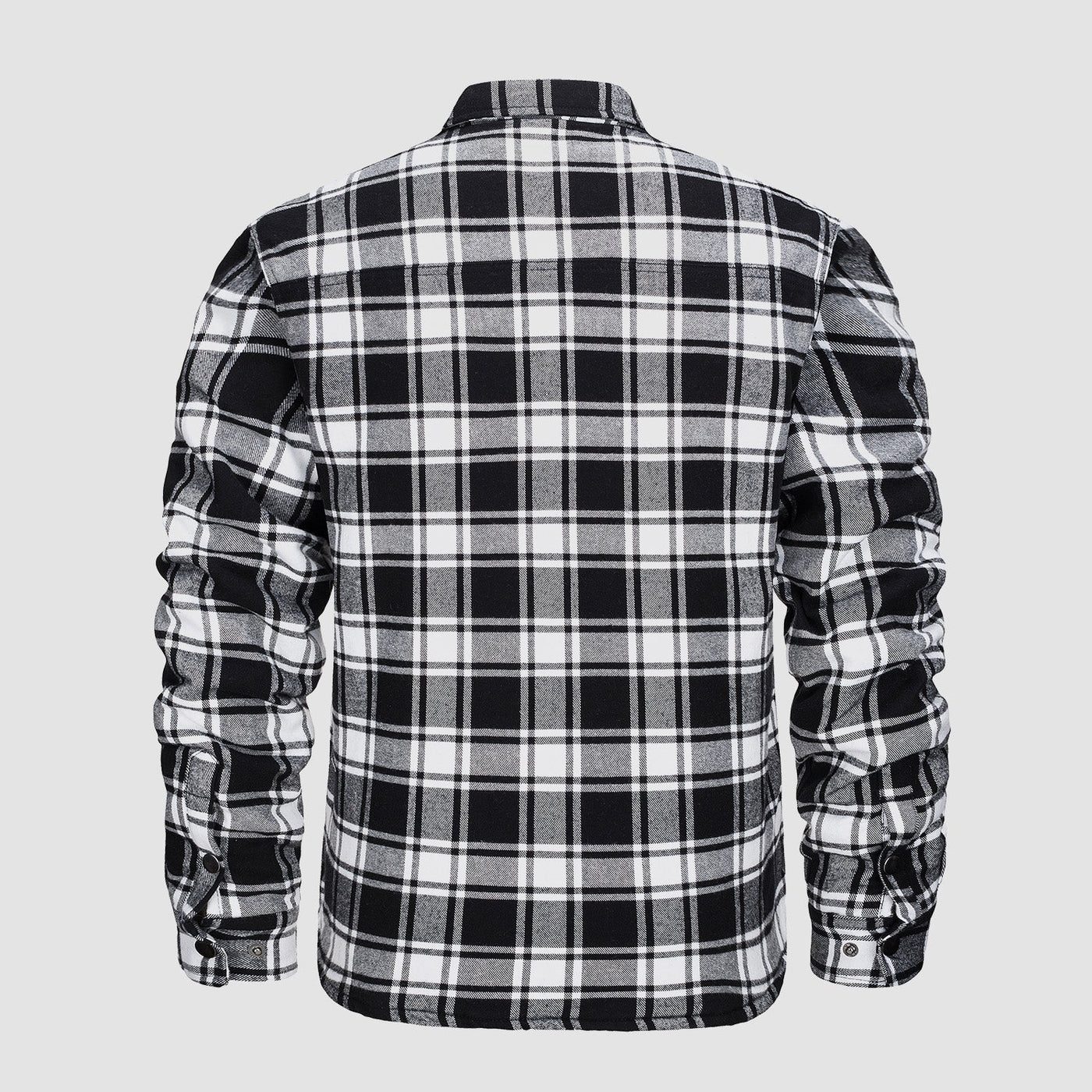 IAN | Thick Checkered Flannel Polo Shirt
