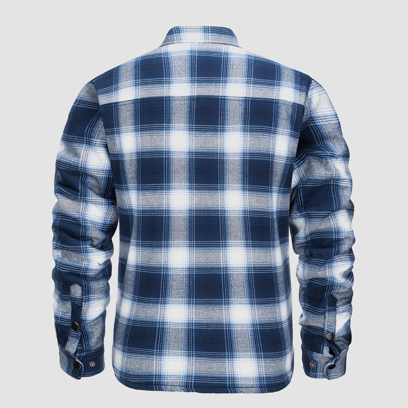 IAN | Thick Checkered Flannel Polo Shirt