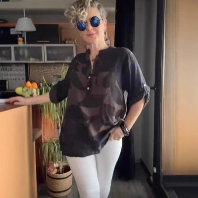 Rita | Relaxed Collar Top