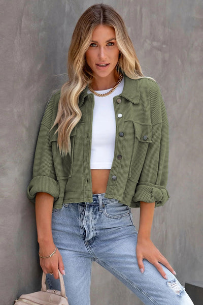Long -sleeved women's sweater with collar - elegance & comfort