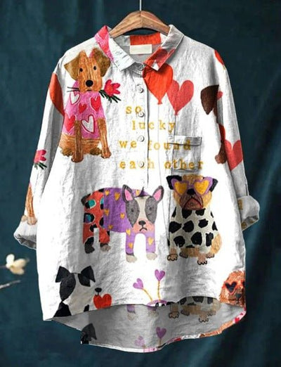 Clarano | Playful Print Blouse
