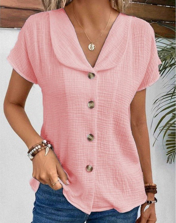Sarah | Collared Butterfly Top