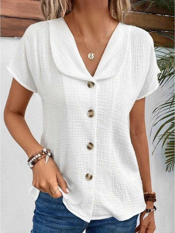 Sarah | Collared Butterfly Top