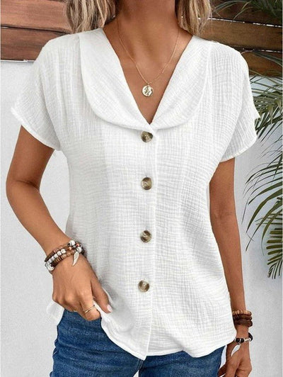 Sarah | Collared Butterfly Top
