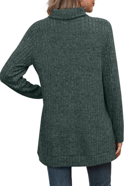 Green turtleneck - warm, stylish & versatile