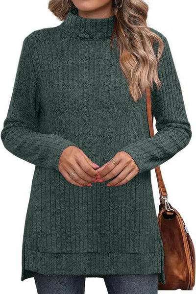 Green turtleneck - warm, stylish & versatile