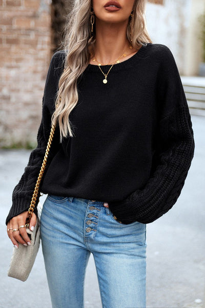 Long -sleeved women circular sweaters - warm & stylish in winter