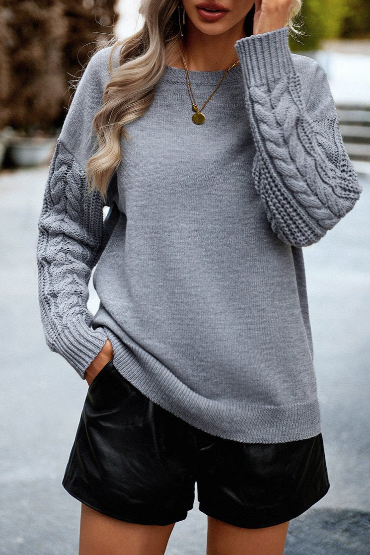 Long -sleeved women circular sweaters - warm & stylish in winter