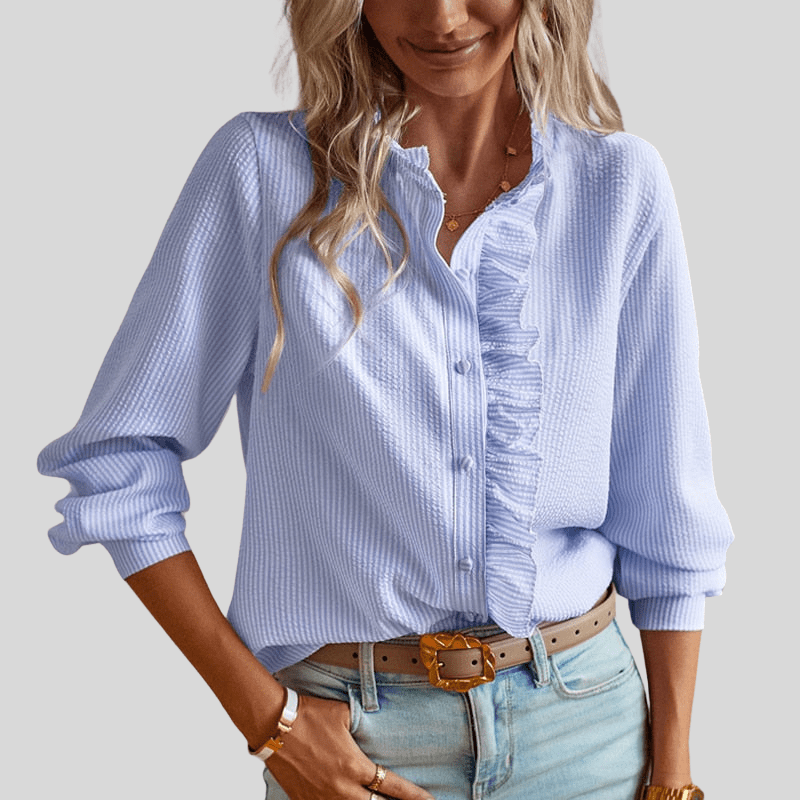 Alina | Elegant Ruffle Top