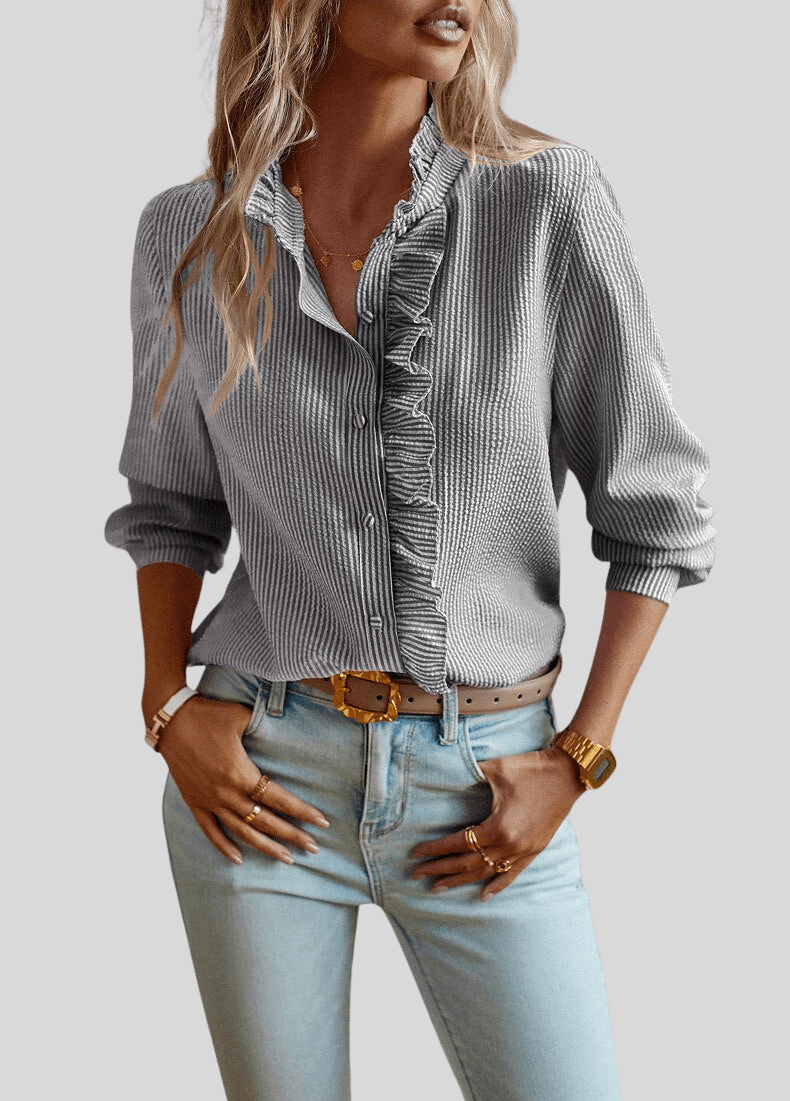 Alina | Elegant Ruffle Top