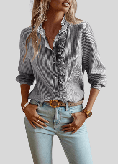 Alina | Elegant Ruffle Top